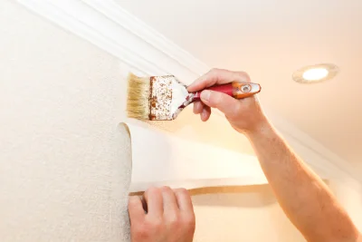 Pose de papier peint à Baulay — revêtements muraux et toiles de verre